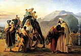 Francesco Hayez Famous Paintings - Jacob and Esau